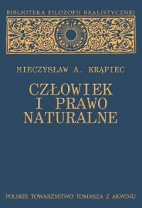 Człowiek i prawo naturalne - okładka książki