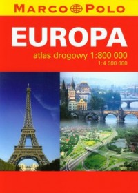 Europa. Atlas drogowy Marco Polo - okładka książki