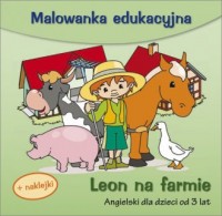 Leon na farmie. Malowanka edukacyjna - okładka książki