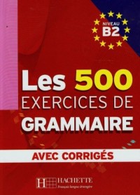 Les 500 Exercices de Grammaire - okładka podręcznika