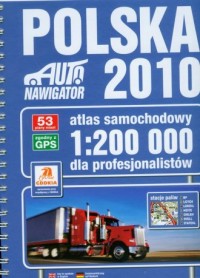 Polska 2010. Atlas samochodowy - okładka książki
