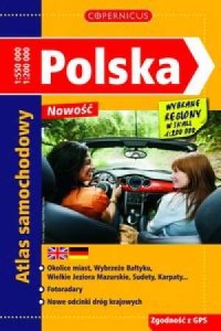 Polska Atlas samochodowy - okładka książki