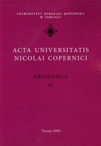 Acta Universitatis Nicilai Copernici. - okładka książki