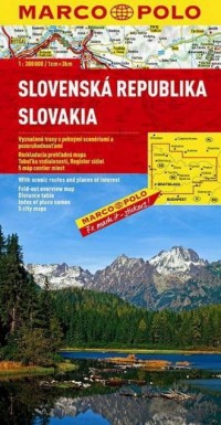 Słowacja. Mapa Marco Polo (w skali - okładka książki