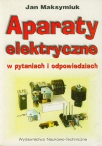 Aparaty elektryczne w pytaniach - okładka książki