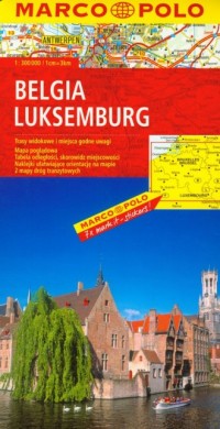 Belgia i Luksemburg. Mapa drogowa - okładka książki