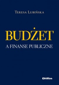 Budżet a finanse publiczne - okładka książki