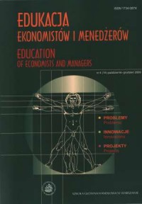 Edukacja Ekonomistów i Menedżerów - okładka książki