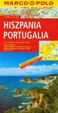 Hiszpania. Portugalia. Mapa Marco - okładka książki