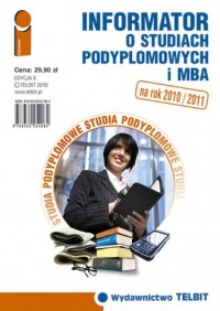 Informator o studiach podyplomowych - okładka książki