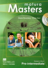 Matura Masters. Pre-Intermediate - okładka podręcznika