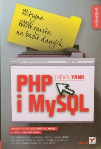 PHP i MySQL. Witryna WWW oparta - okładka książki