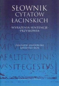 Słownik cytatów łacińskich. Wyrażenia - okładka książki