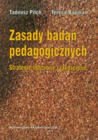 Zasady badań pedagogicznych - okładka książki