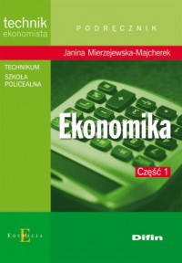 Ekonomika cz. 1 - okładka podręcznika
