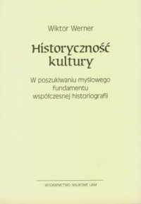 Historyczność kultury - okładka książki