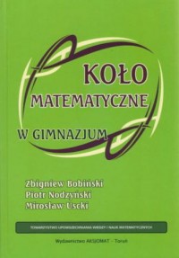 Koło matematyczne w gimnazjum - okładka podręcznika