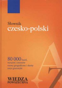 Słownik czesko - polski - okładka książki