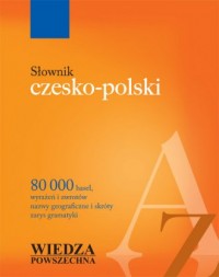 Słownik czesko-polski - okładka książki