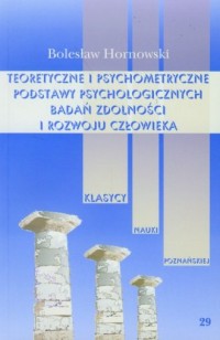 Teoretyczne i psychometryczne podstawy - okładka książki