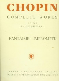 Chopin. Complete Works. Fantaisie-impromptu - okładka książki