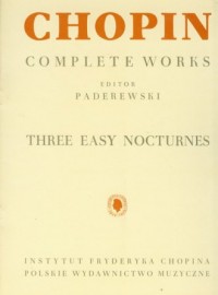 Chopin. Complete Works. Three easy - okładka książki