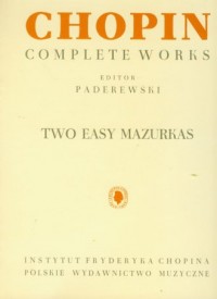 Chopin. Complete Works. Two Easy - okładka książki