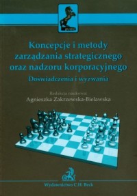 Koncepcje i metody zarządzania - okładka książki