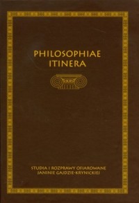 Philosophiae Itinera - okładka książki
