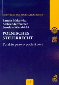 Polnisches Steuerrrecht Band 16 - okładka książki