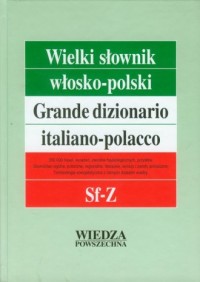 Wielki słownik włosko-polski. Tom - okładka podręcznika
