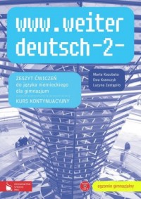www.weiter deutsch 2. Język niemiecki. - okładka podręcznika