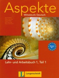 Aspekte 1. B1+ Lehr und Arbeitsbuch - okładka podręcznika