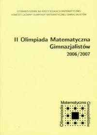 II Olimpiada Matematyczna Gimnazjalistów - okładka książki