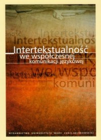 Intertekstualność we współczesnej - okładka książki