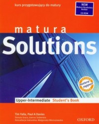 Matura Solutions Upper-Intermediate - okładka podręcznika