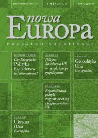 Nowa Europa 1 (9) 2010 - okładka książki