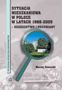 Sytuacja mieszkaniowa w Polsce - okładka książki