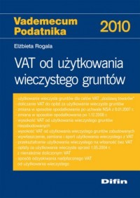 VAT od użytkowania wieczystego - okładka książki
