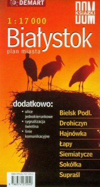 Białystok. Plan miasta - okładka książki