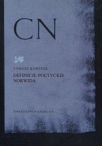 Definicje poetyckie Norwida - okładka książki