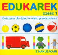 Edukarek cz. 1. Ćwiczenia dla dzieci - okładka książki
