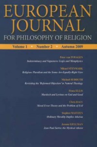 European journal for philosophy - okładka książki