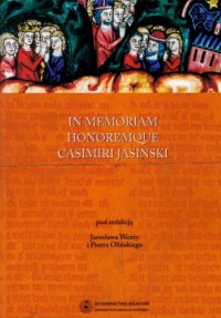 In memoriam honoremque Casimiri - okładka książki