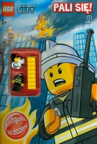 LEGO City. Pali się! (+ figurka) - okładka książki
