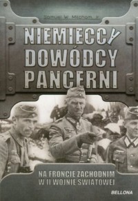 Niemieccy dowódcy pancerni na Froncie - okładka książki