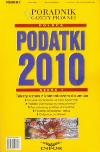 Podatki 2010 nr 2 cz. 1 - okładka książki
