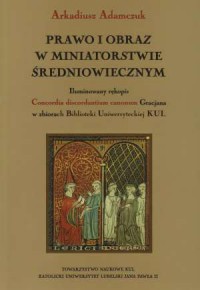 Prawo i obraz w miniatorstwie średniowiecznym - okładka książki