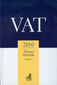 VAT 2010 - okładka książki