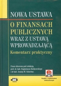 Nowa ustawa o finansach publicznych - okładka książki
